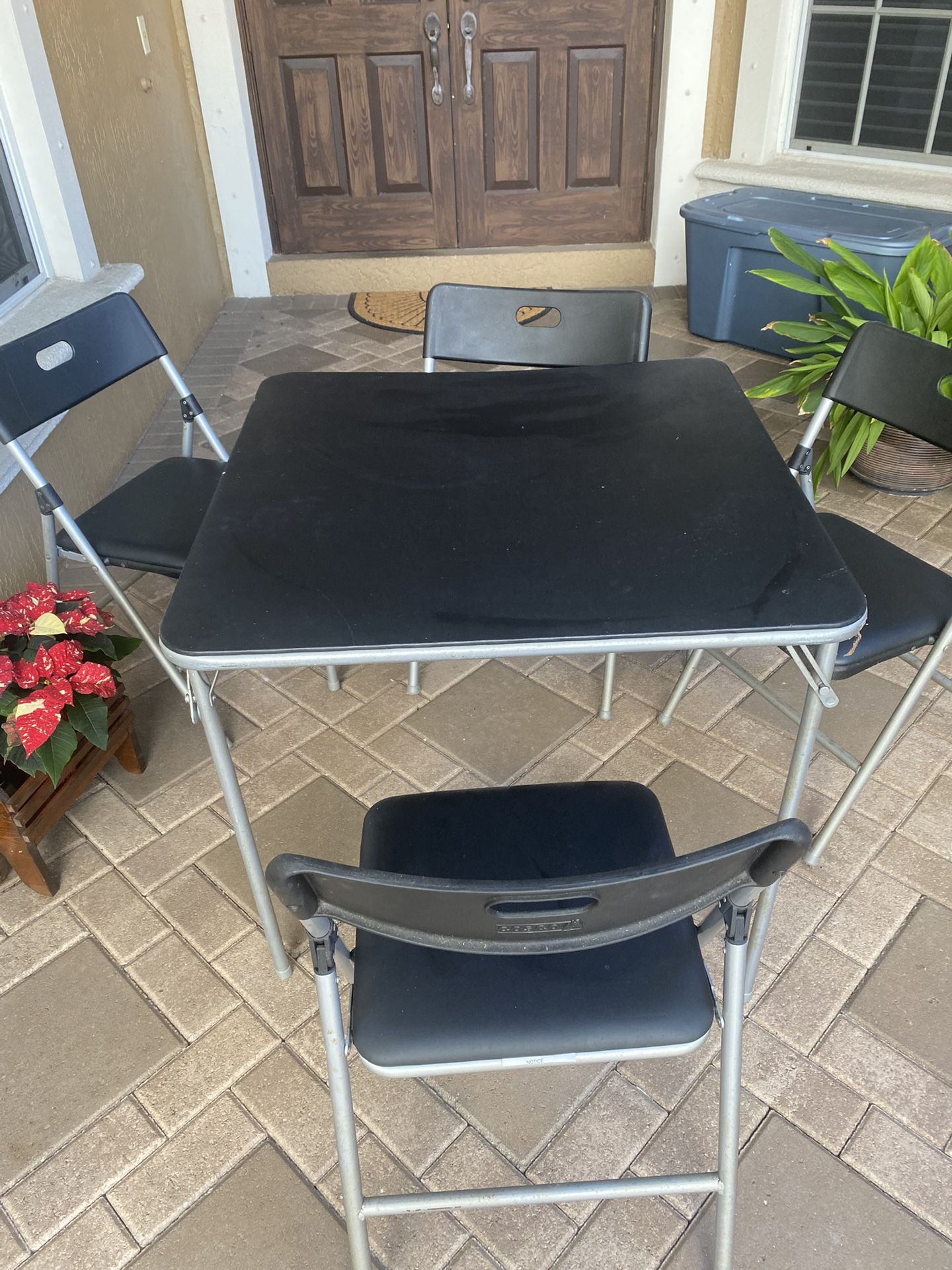 Table Folding 4 Chairs