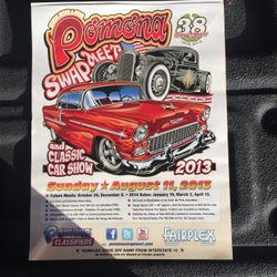 Pomona Swap Meet Color Flyers. Years 2013 -2019 $5.00 Each.