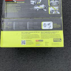 Ryobi 10 Inch Compound Miter Saw With Laser 