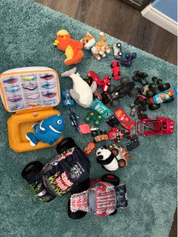 Cars, monster jam and toy lot. All for $30