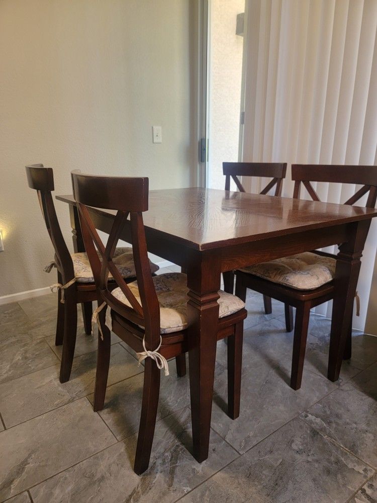 Table And 4 Chairs
