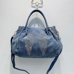 2026 New Women'S Casual Handbag, Shoulder Bag, Crossbody Bag, And Rhinestone Dumpling Bag