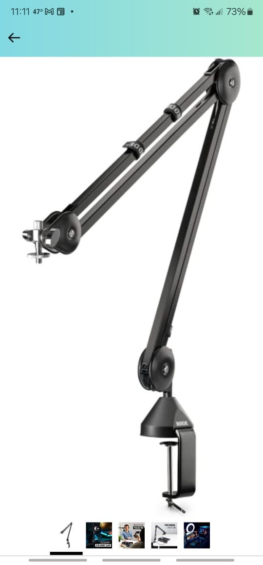 Rode PSA1 Professional Mic Boom Arm