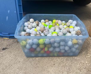 Tote Full of Brand Named Golf Balls (Tote is included!)