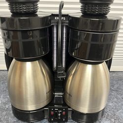 Krups 324-42 DuoThek 10-Cup Dual Thermal Coffeemaker Stainless Steel