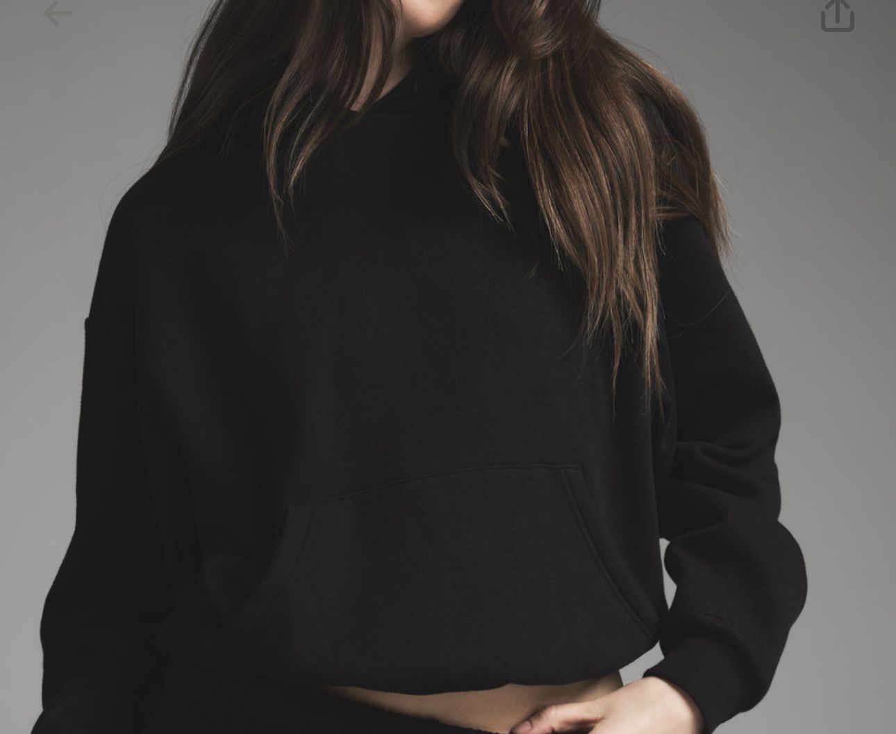 Skims Cotton Fleece Hoodie 