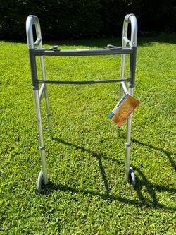 Guardian Folding Walker with Wheels – New