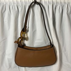 Little Brown Baguette Purse 