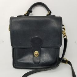 Coach Black Vintage Station Bag (#17338)