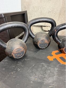 Kettle bell set