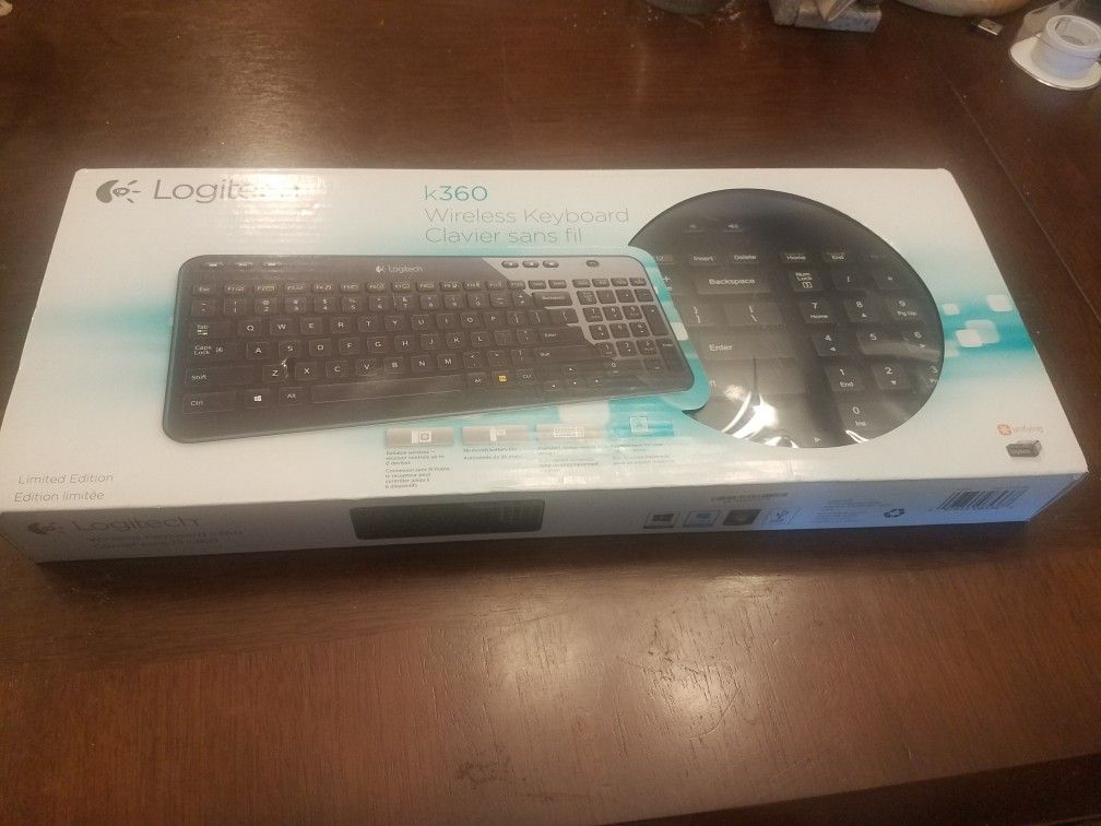 Logitech K360 Wireless Keyboard Limited Edition Brand New Never Opened!!