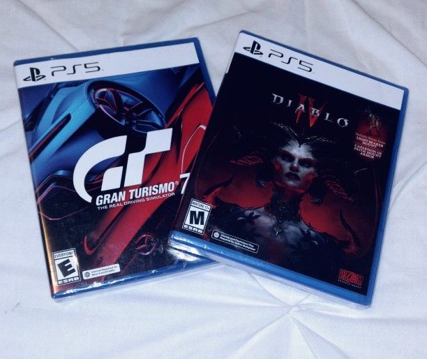 Moving Game Ps5 Diablo 4/ Gran Turismo 7 PS5 Game Bundle for Sale in Houston, TX - OfferUp