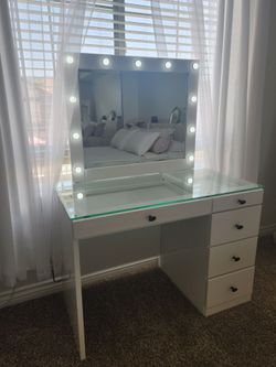Vanity with light