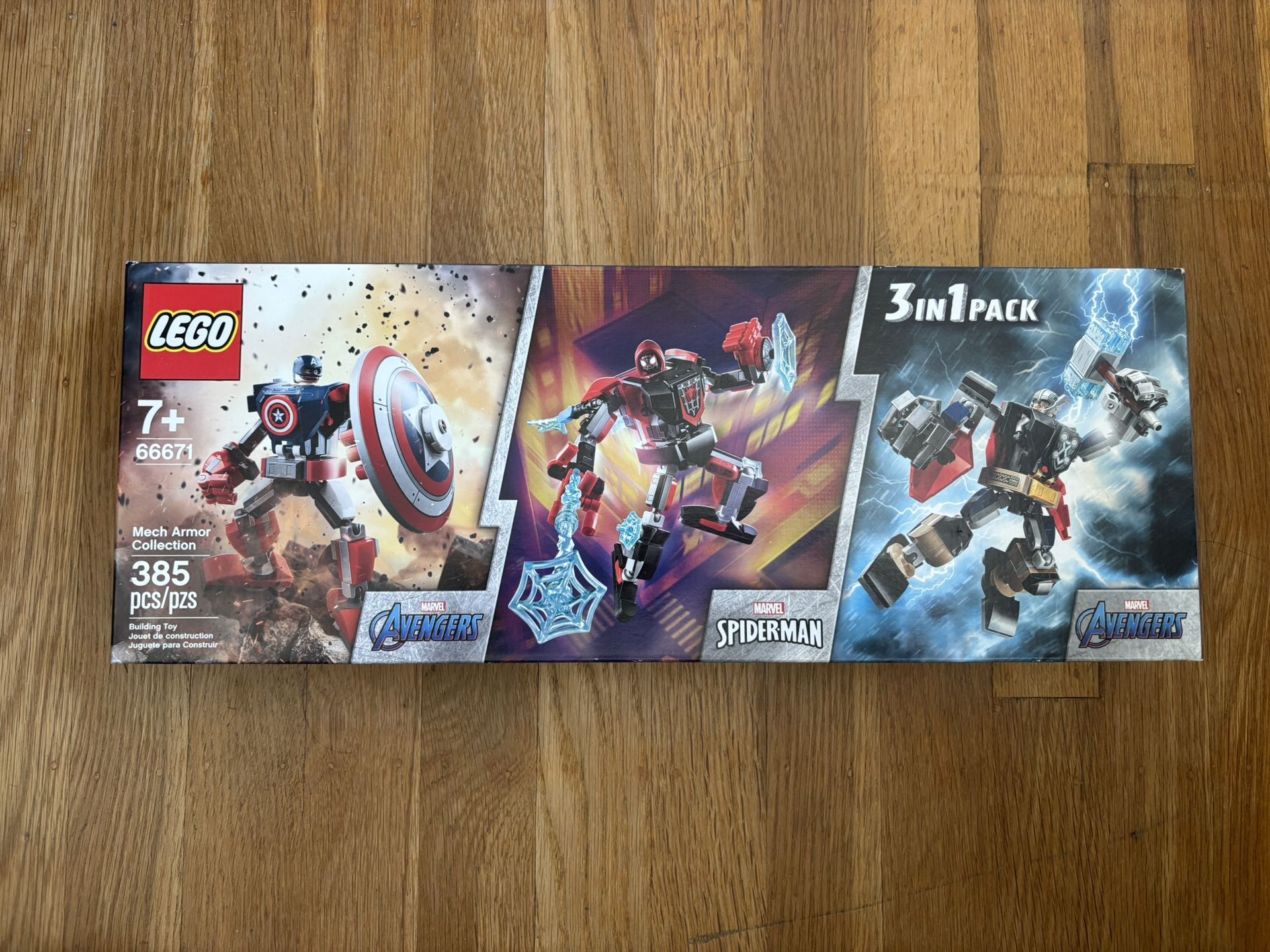 LEGO Super Heroes: Mech Armor Collection (66671) Marvel Captain America, Spider-Man, Thor New
