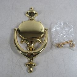 Baldwin Premium Imperial Polished Solid Brass Door Knocker NEW
