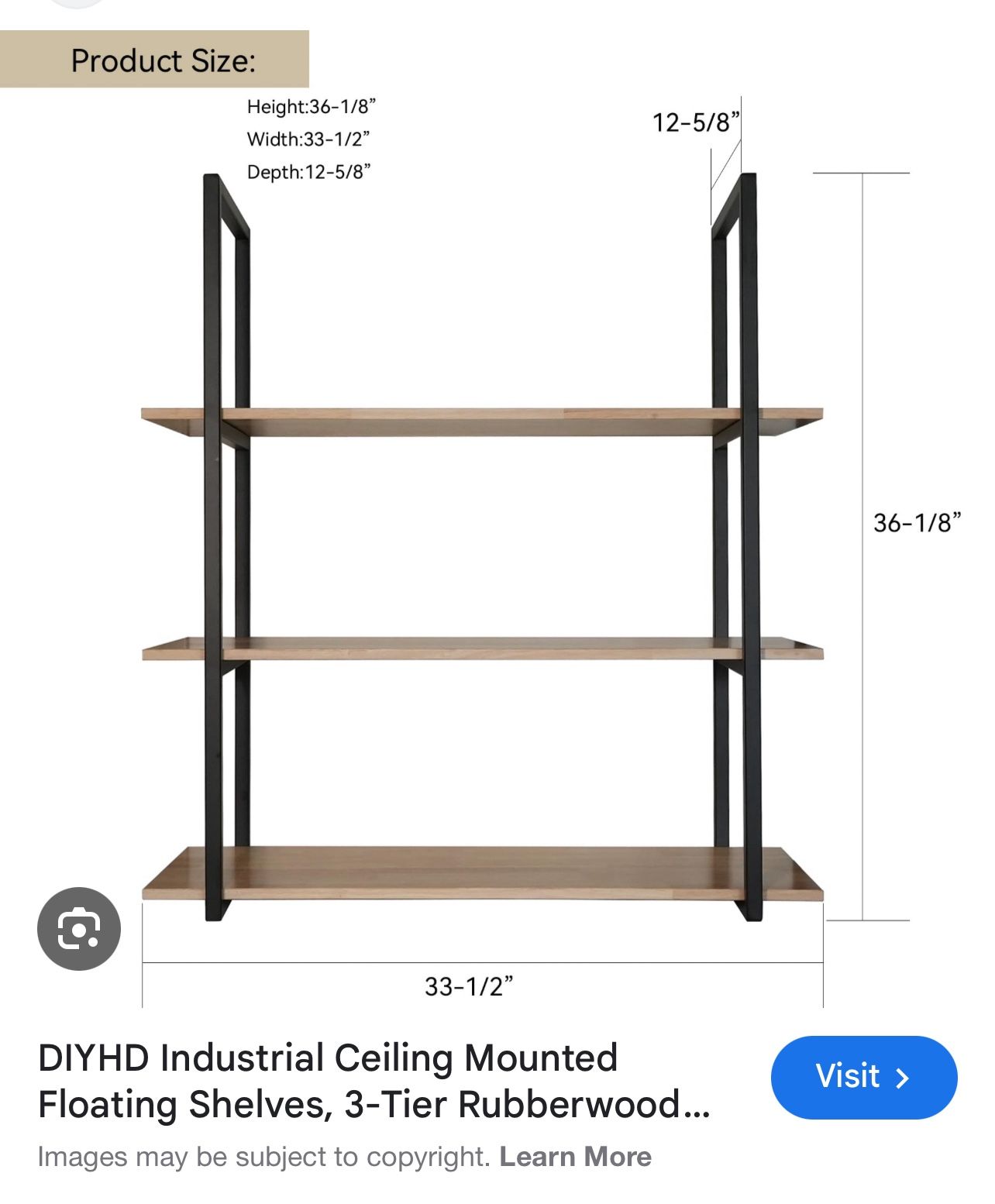 Ceiling Shelves 