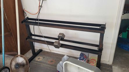 Weight rack and 1-30# weight