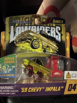 Car tuned Lowrider series 3 Impala red bottom chase