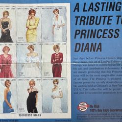 Princess Diana Tribute Stamps