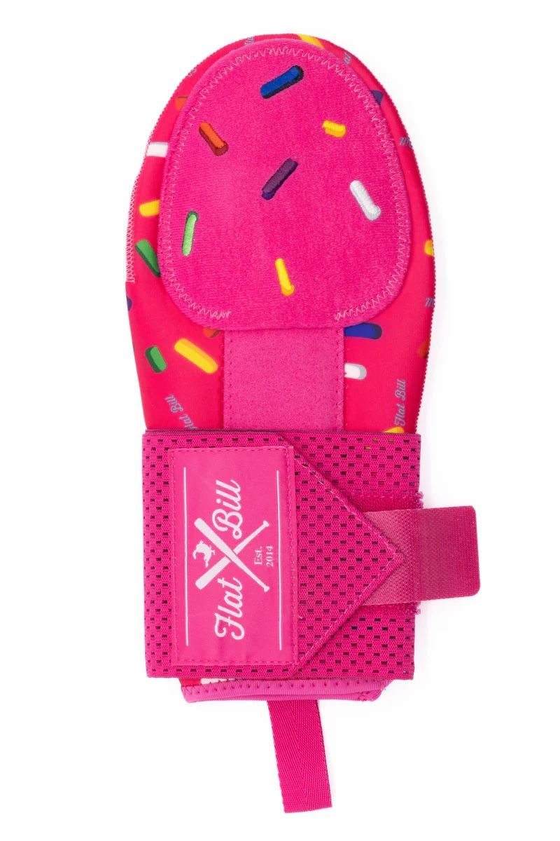Doughnut Sliding Mitt Flat bill Baseball. DRIPPIEST SLIDING MITT ON EARTH