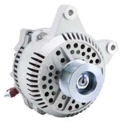 Car Alternator with Serpentine Pulley