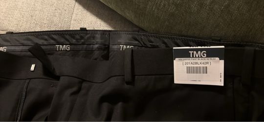 TMG Black Slim Dress Pants Size 42