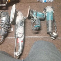 PACKAGE DEAL X2 Grinders, Sander And Dremel