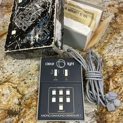 Vintage Micro Diamond Dissolve Model 1 Clear Light