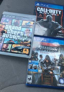 PS4 Assassins Creed/COD & PS3 GTO