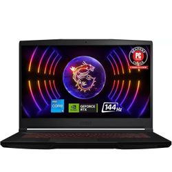 MSI - GF63 Gaming Laptop - 15.6" 144Hz Intel i5-12450H RTX 4050 16GB RAM 1TB SSD
