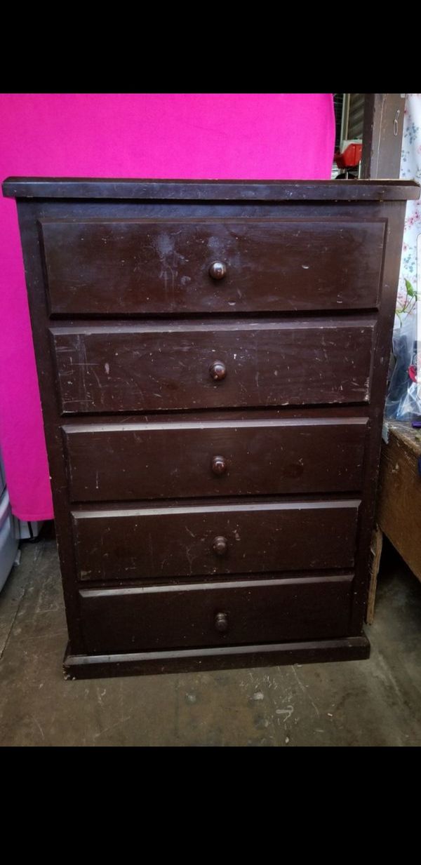 SOLID WOOD DRESSER 5 DRAWERS ( WIDE 32.5 INCHES ) ( DEEP ...