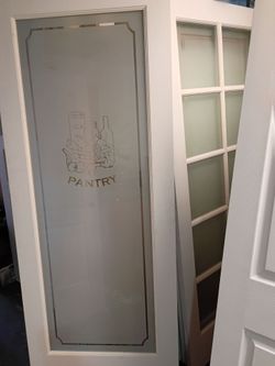 36x80 pantry door available now no frame,(extra$$) ,I can make left or right hand,slab only available now