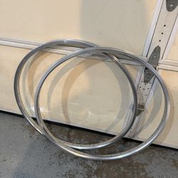 29inch Silver Bicycle Hoops