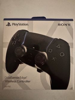 Brand new, factory-sealed Sony PS5 DualSense Edge Wireless Controller (Midnight Black).