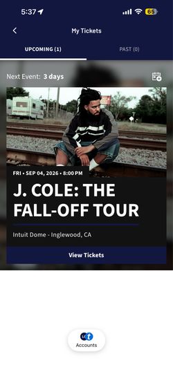 Jcole Tickets