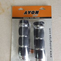 HARLEY DAVIDSON AVON HANDLEBARS VELVET AIR CUSHION GRIPS TOURING SOFTAIL DYNA HD
