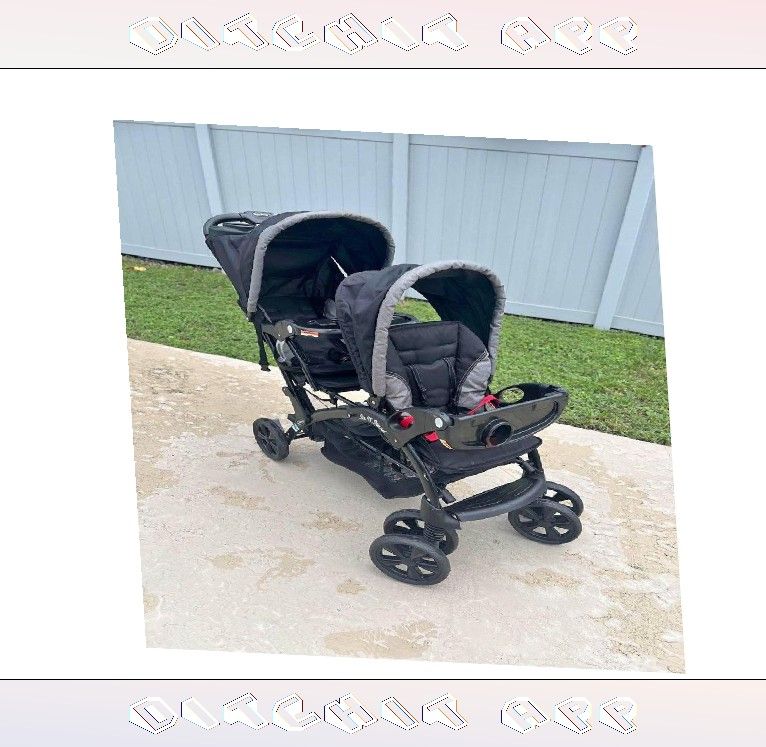 Brand New Kid Stroller Secure, Hip, and Ready for Adventures Republican step