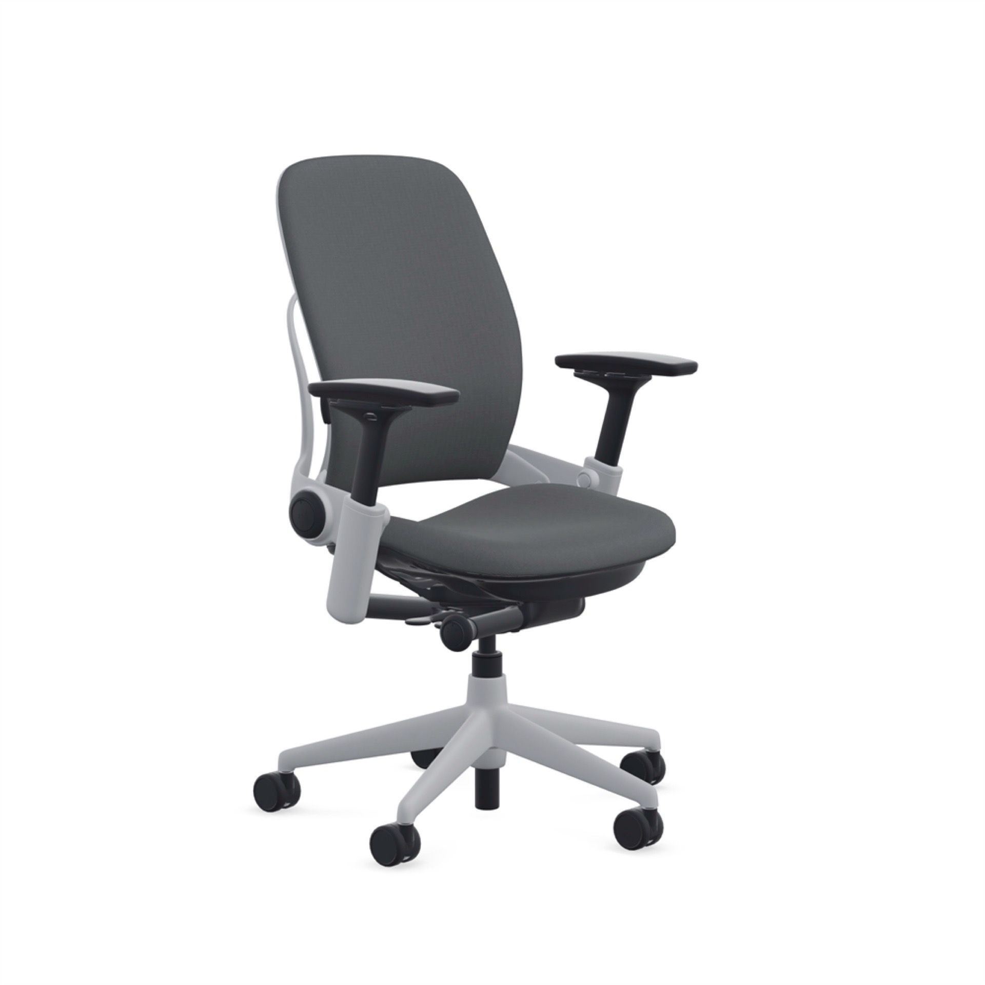 NEW (Still in Box) - Steelcase Leap Office Chair in Cogent Connect Graphite + Platinum base
