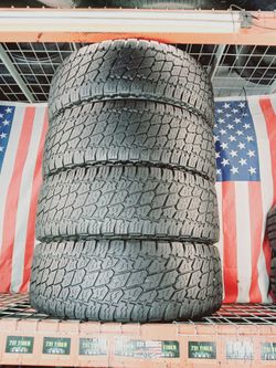 ✅ 4 USED TIRES LT265/60R20 NITTO TERRA GRAPPLER G2 ALL TERRAIN NO NOISE OFF-ROAD TRUCK JEEPS 2656020