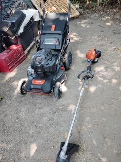 Echo lawnmower and weed eater
