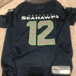 NFL Licensed Seahawks Pet Jersey Size Large