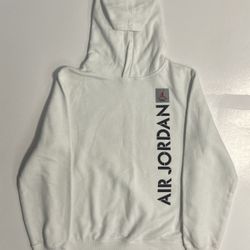Size Youth XL - Boys Nike Air Jordan Flight White/Black/Red Pullover Hoodie