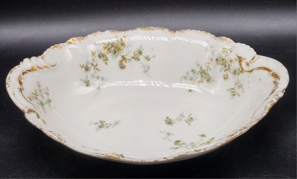 French Théodore Haviland Limoges Schleiger Serving Bowl - c. Late 1800s Antique