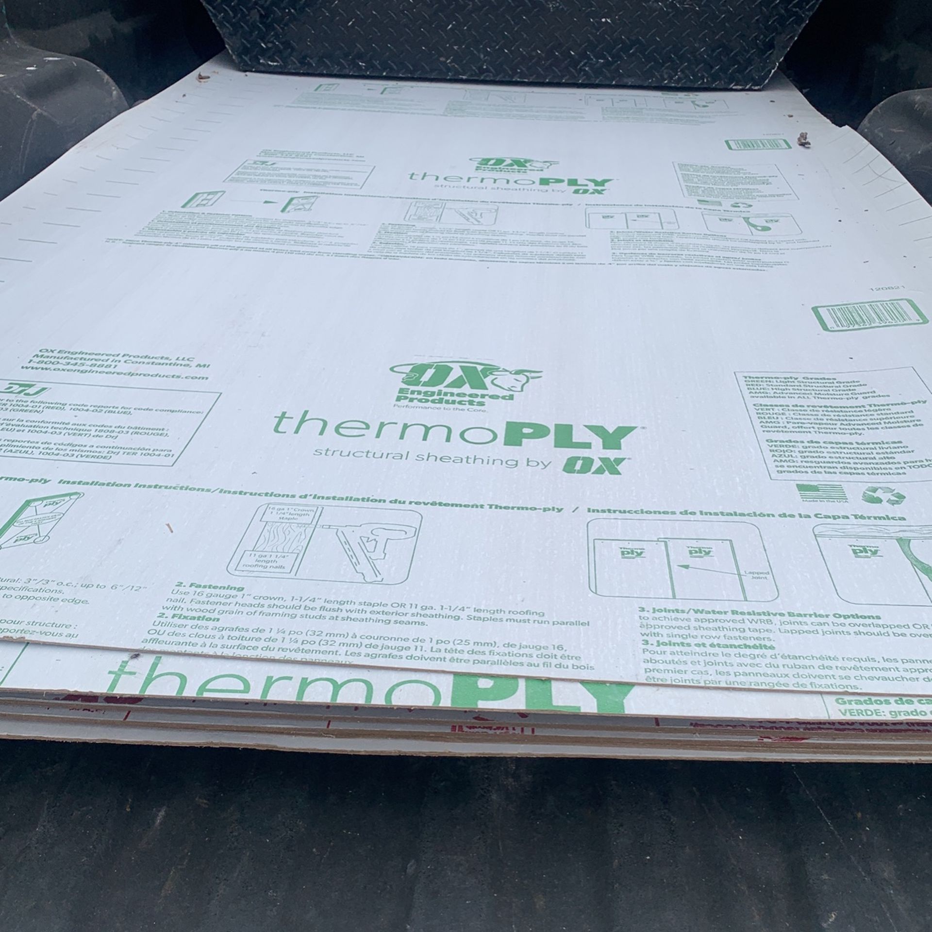 Ox Engineered Thermo PLY Structural Sheathing By Ox