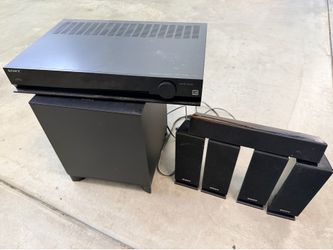Sony 5.1 Surround System with Received, 5 Speaker and 1 subwoofer