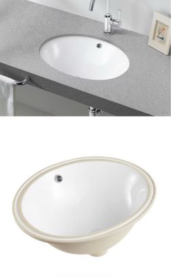 Oval under mount sink - New in box