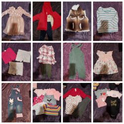 Mix Of 6-12m Babygirl Clothes