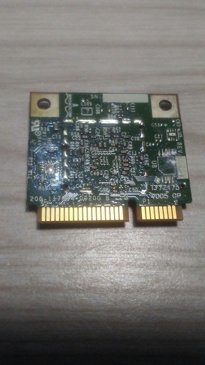 Dual band WI-FI 2.4 & 5 GHZ Mini PCI interface