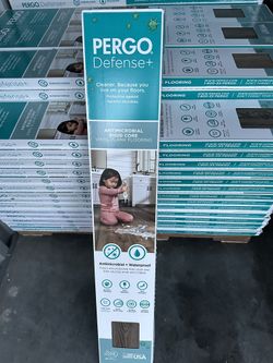 Defense+ 7.5 in. W Classic Weathered Pine Click Lock Luxury Vinyl Plank Flooring (17.43 sq. ft./case)