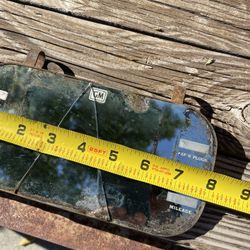 1930s GM vanity mirror cracked but still works 